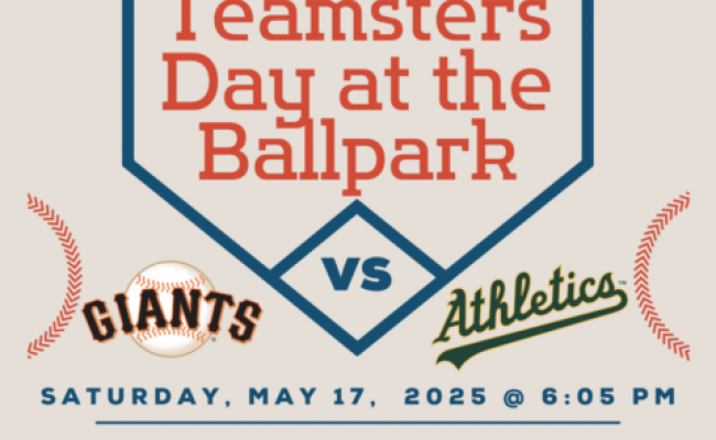 Teamsters JC7 Day At The Ballpark Registration!